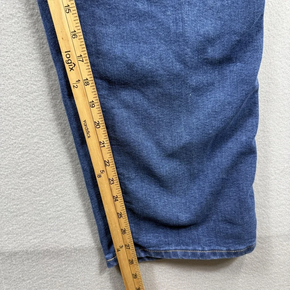 Wrangler Authentic Jeans‎ Mens 44x28 Blue Medium Regular Straight Denim Casual